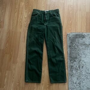 Reformation Green Jeans